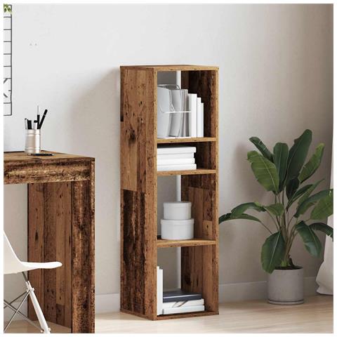 Libreria Legno Antico 34x31x112 Cm In Legno Multistrato - Foto 3