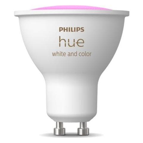Hue White And Color Ambiance Gu10 Faretto Luminoso Intelligente 4,2 W - Foto 1