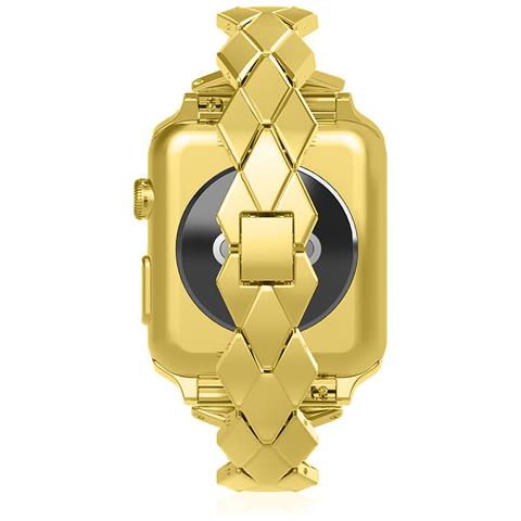 Dam  Cinturino In Metallo Compatibile Apple Watch 38/40/41mm 17x1x0,3 Cm. Colore: Oro - Foto 2