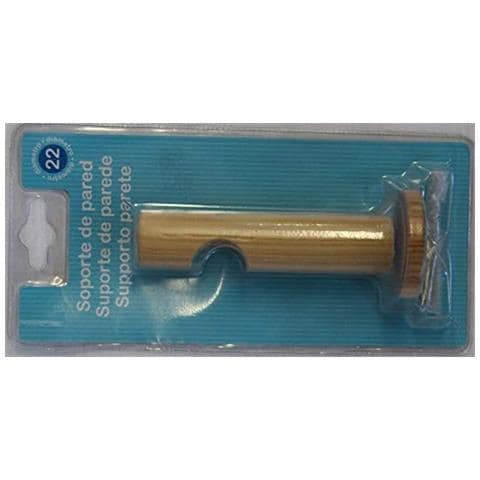 Home Collection Supporto Aperto 11cm Per Bastoni Tende D. 22 In Legno Naturale - Foto 1