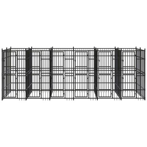 Lusso Casadino - Gabbia Per Cani Da Esterno In Acciaio 11,06 M² - Foto 1