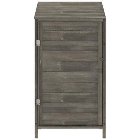 Capanno Da Giardino Antracite 55x52x112 Cm Legno Massello Abete - Foto 2