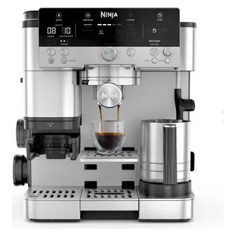 Macchina da Caffè Espresso Automatica ES601EU Serbatoio 2 Lt. Potenza 1650 Watt Colore Nero Acciaio Inox - Foto 1