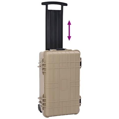 Custodia rigida protettiva con ruote e manico estraibile Sand - Foto 2