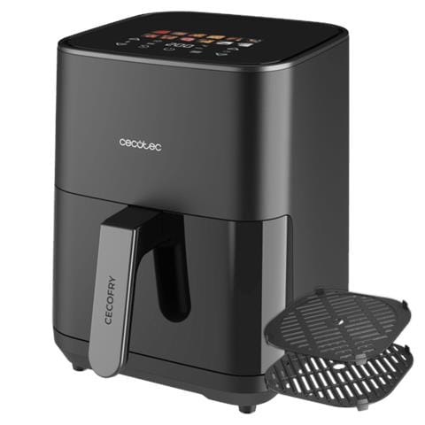 Cecofry&Grill Duoheat 4000 Singolo 4 L Indipendente 1900 W Friggitrice ad aria calda Nero - Foto 2