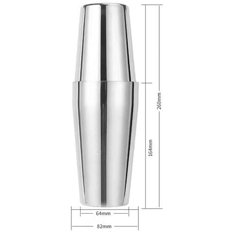 Set Da Barman Boston Shaker 13 Pezzi In Acciaio Inox Argento - Kit Completo Per Cocktail - Foto 2