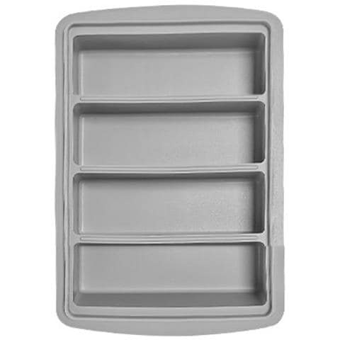 Stampo Per Ghiaccio In Silicone - 4 Scomparti Per Cubetti Di Ghiaccio Allungati - Foto 1