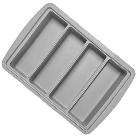 Stampo Per Ghiaccio In Silicone - 4 Scomparti Per Cubetti Di Ghiaccio Allungati - Foto 2