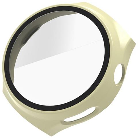 Custodia Per Smartwatch Kpep Con Protezione Schermo In Vetro Temperato - Cover Rigida In Pc White - Foto 2