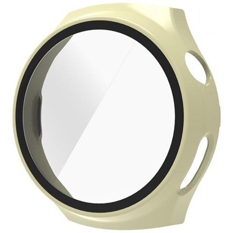 Custodia Per Smartwatch Kpep Con Protezione Schermo In Vetro Temperato - Cover Rigida In Pc White - Foto 1