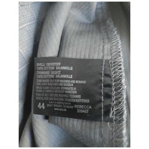 Zero Gonna Midi Comoda Elegante Con Cintura Verde Taglia 44 - Foto 2