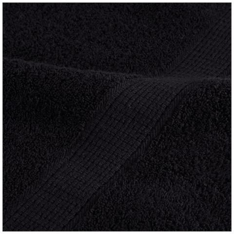 Asciugamani SOLUND 2 pz Neri 100x200 cm 600 g/m² - Foto 7