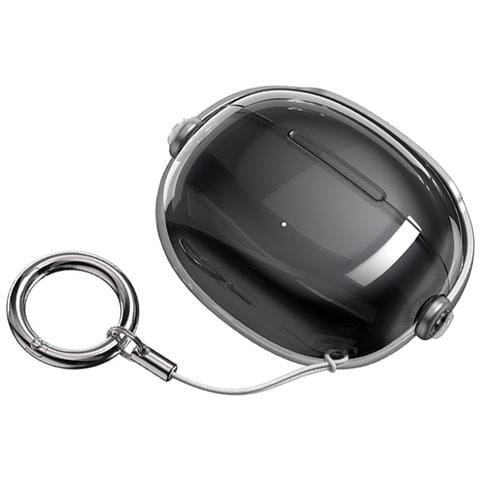 Custodia Protettiva Compatibile Con Auricolari Bluetooth Edifier Comfo Clip - Trasparente, Portatile E Antiurto Transparent+black - Foto 1