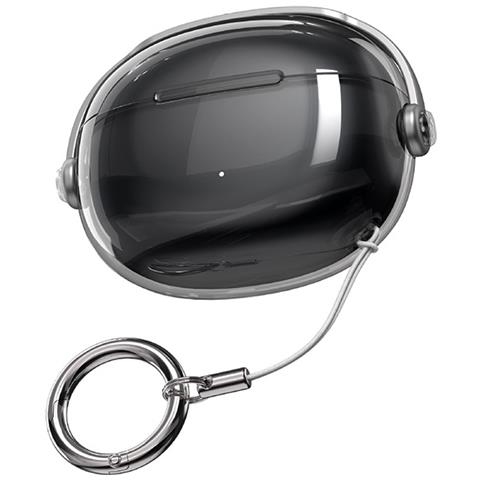 Custodia Protettiva Compatibile Con Auricolari Bluetooth Edifier Comfo Clip - Trasparente, Portatile E Antiurto Transparent+black - Foto 2