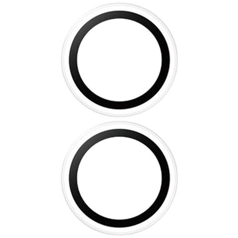 Protezione Dell'obiettivo Fotocamera Per Iphone 17 Antigraffio Ultra Resistente, Nero Transparente - Foto 2