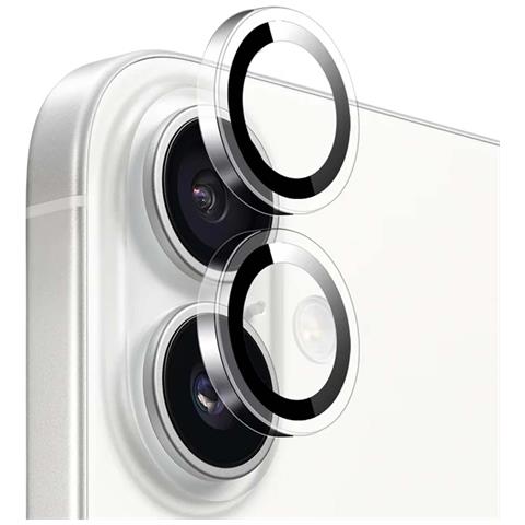 Protezione Dell'obiettivo Fotocamera Per Iphone 17 Antigraffio Ultra Resistente, Nero Transparente - Foto 1