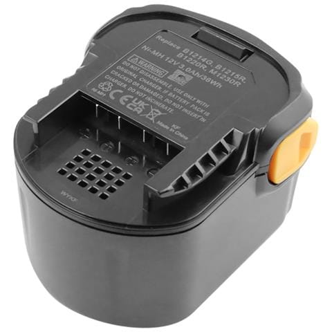 Batteria Di Ricambio Per Utensile Aeg Bs 12g / Bs 12x Ni-mh 12v 3000mah 36wh - Foto 1