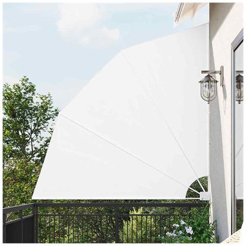 Schermo di Privacy per Balcone Bianco 210 x 210 cm Tessuto - Foto 2