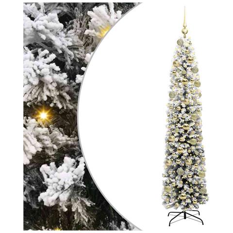 Albero di Natale artificiale con 300 LED Verde 180 cm - Foto 1