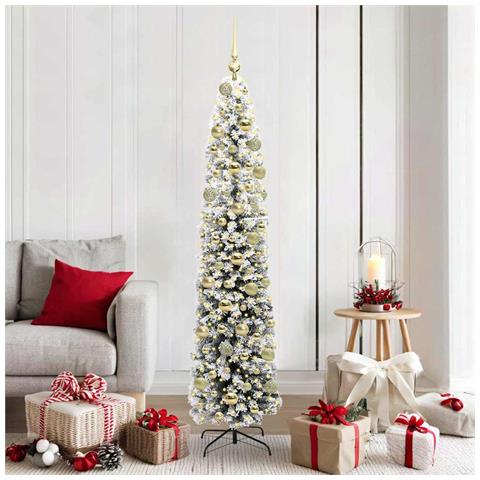 Albero di Natale artificiale con 300 LED Verde 180 cm - Foto 2