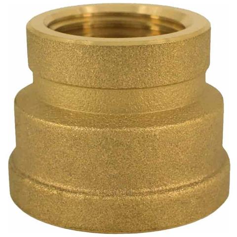 Raccordo Ottone Ridotto Manicotto Riduzione Filettato 3/4 X 1 1/4 - Foto 1