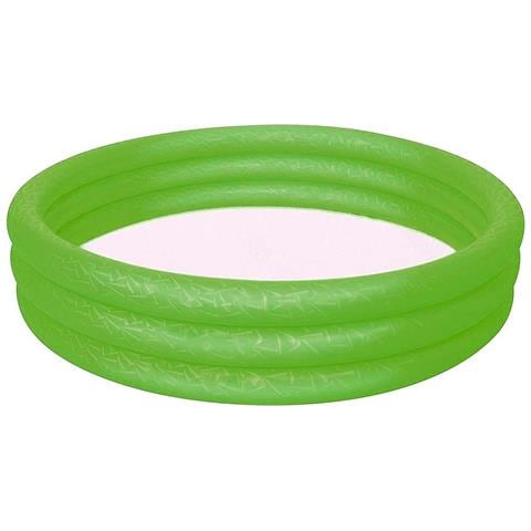 Piscina Gonfiabile A 3 Scomparti 152x30 Cm Resistente, Verde - Foto 1