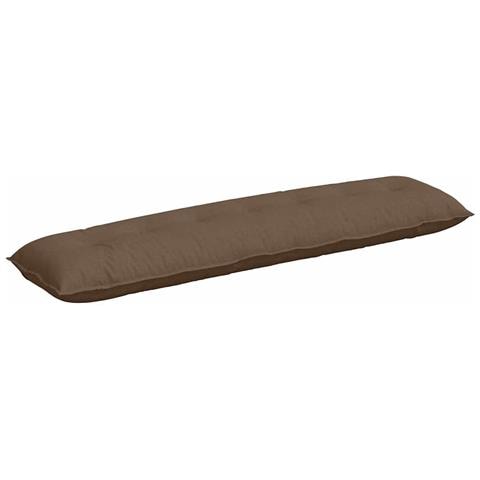 Cuscino per Schiena Marrone 200 x 19 x 50 cm Tessuto - Foto 1