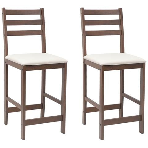 Sedie da pranzo 2 pcs Marrone Chiaro 40 x 47,5 x 99,5 cm - Foto 1