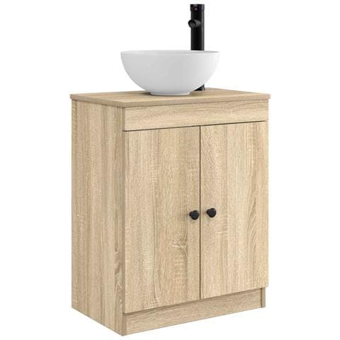 Mobile da bagno con lavabo Rovere Sonoma 54 x 35 x 83 cm - Foto 1