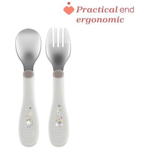 00016102350000 posata per bambino Set di posate per bambini Grigio Acciaio inox - Foto 6
