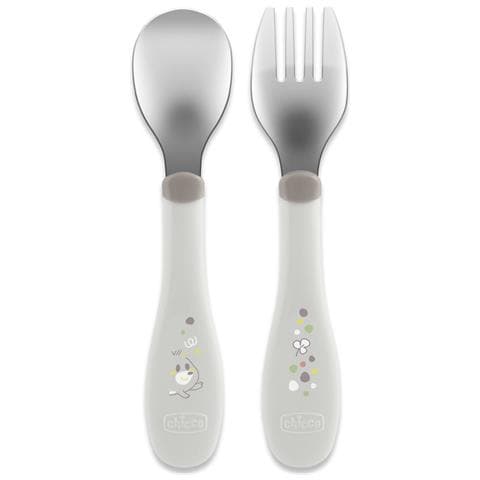 00016102350000 posata per bambino Set di posate per bambini Grigio Acciaio inox - Foto 1