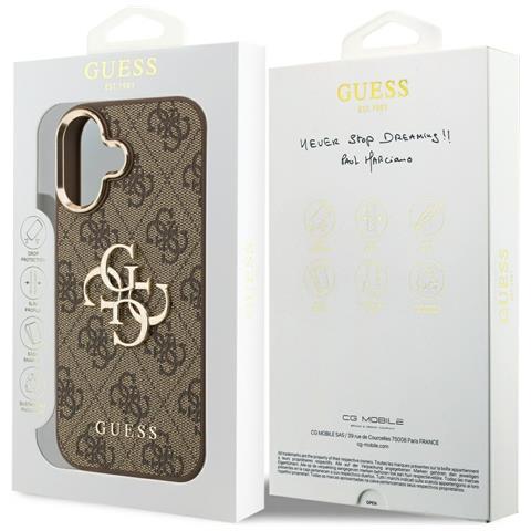 Custodia Per Iphone 17 Marrone Oro Guess - Foto 2