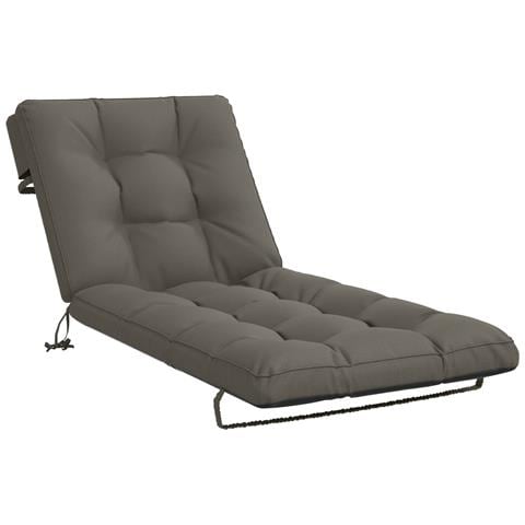 Cuscino per Lettino VIANEN 100% Poliestere Grigio - Foto 1