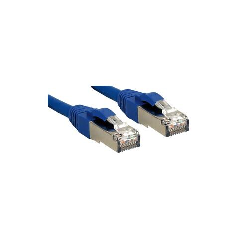 Cavo di Rete Patch Cat. 6 SSTP - S / FTP PIMF privo di alogeni, blu, 0,3m - Foto 1