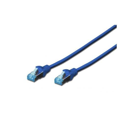 Cavo Rete Schermato F / Utp Cat. 5E - Mt. 0,25 - Colore Blu - Foto 1