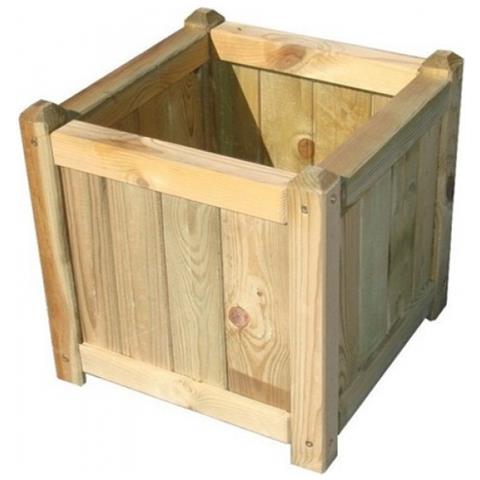 Fioriera in Legno Impregnato in Autoclave Mod. CIPRO 40x40x40H cm. - Foto 3