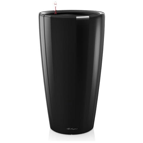 Vaso Rondo Premium 32 Nero Lucido Ø32xh56 Cm - Foto 1