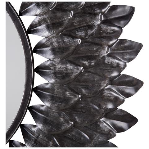 Specchio Da Parete Tondo Ø70 Cm In Argento Larrau - Foto 24