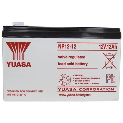 Batteria Al Piombo 12 V 12 Ah Piombo-agm (l X A X P) 151 X 98 X 98 Mm Spina Piatta 6,35 Mm Esente - Foto 1