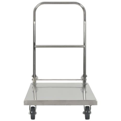 Carrello Di Trasporto Argento 82x53x86 Cm Acciaio Inossidabile - Foto 8