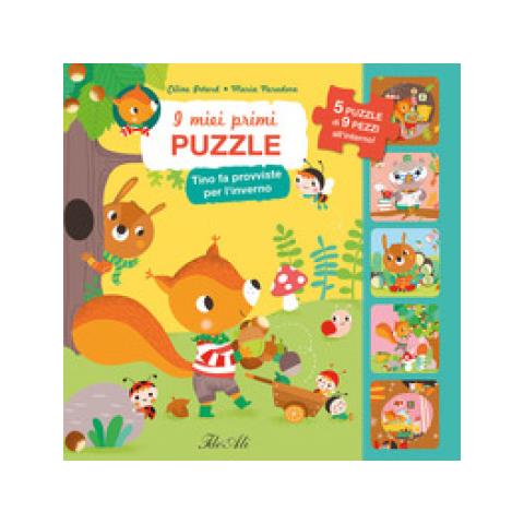 Céline Potard - Tino fa provviste per l'inverno. I miei primi puzzle. Ediz. a colori - Foto 1