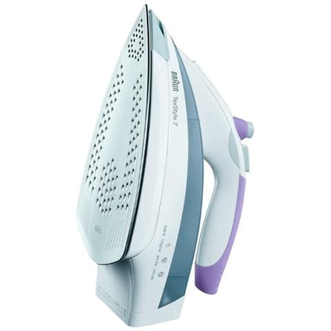 Ferro da Stiro a Vapore TexStyle 7 TS755E Potenza 2400 Watt Serbatoio 400 ml Piastra Eloxal Plus Colpo Vapore 200 g Colore Lilla / Bianco - Foto 2