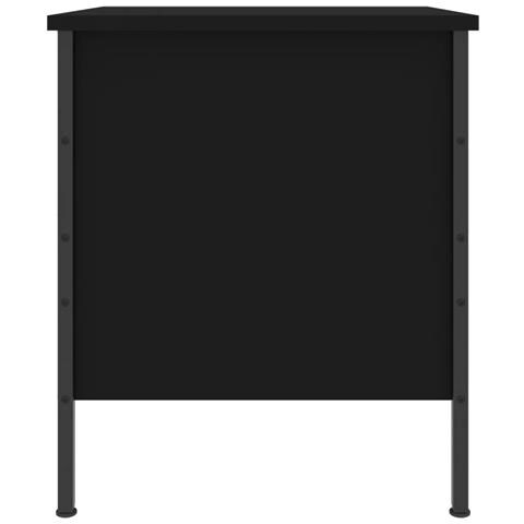Comodino Nero 40x42x50 Cm In Legno Multistrato - Foto 9