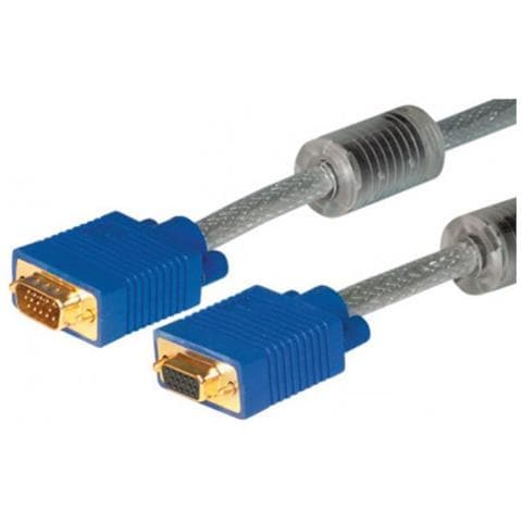 128661 Cavo Vga 20 M Vga (d-sub) Blu, Grigio - Foto 1