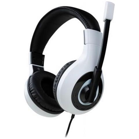 Cuffie Per Pc Cablata Con Jack Da 3,5 Mm Con Microfono, Bianco / Nero - Foto 3