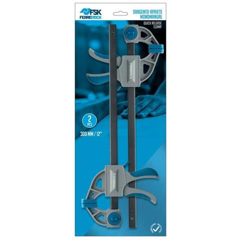 Sergente Monomanuale Acciaio Plastica (2 Pcs) - Foto 2