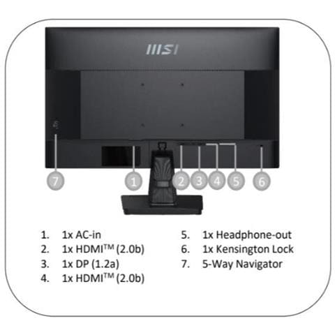Monitor 27" LED MP275Q 2560 x 1440 IPS Tempo di risposta 1 ms - Foto 6