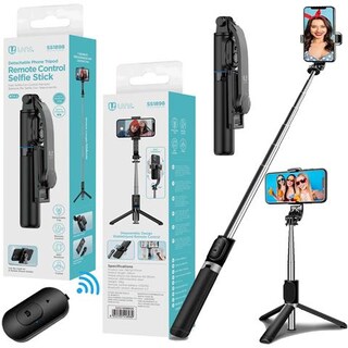 CEWROM Mini Bastone Selfie Bluetooth – Telescopico 70cm, Telecomando E Supporto Girevole 360° Per Smartphone