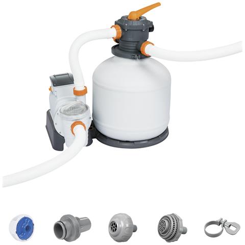 Pompa Filtro A Sabbia Depuratore Monoblocco Per Piscine 11355 Lt Per Ora 58486 - Foto 1