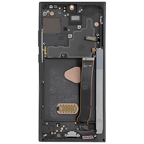 Schermo Lcd Per Samsung Galaxy Note 20 Ultra Vetro Touch E Frame, Nero - Foto 4